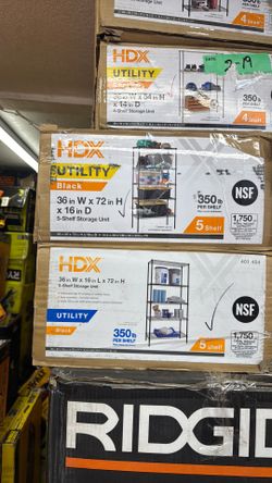 Hdx utility shelves $65