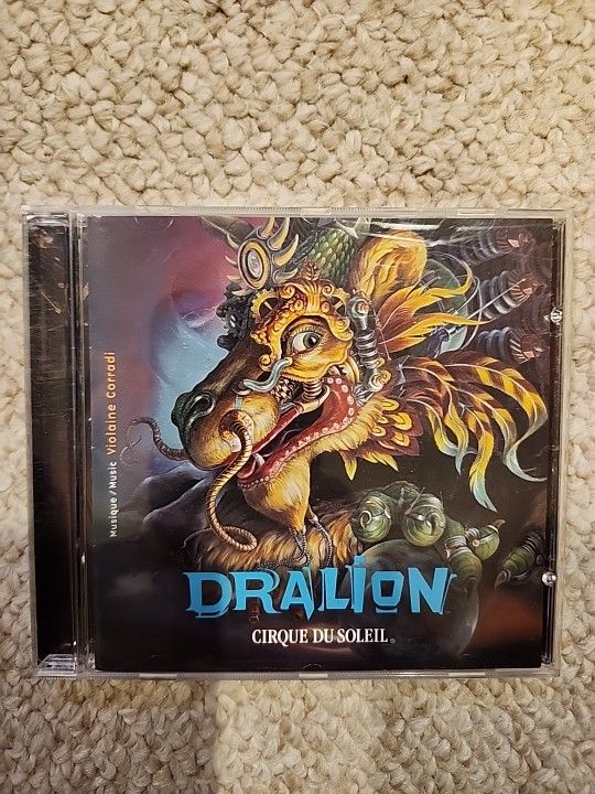 Dralion Cirque Du Soleil Special Edition Metal Steel CAse Music CD Disc