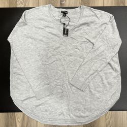 Express V Neck Sweater Women Size M Oversized 