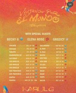 Karol G Tickets