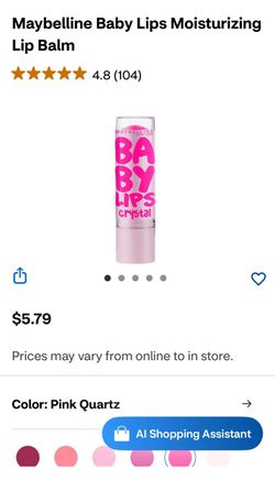 Maybelline Lips Moisturizing Lip Balm 