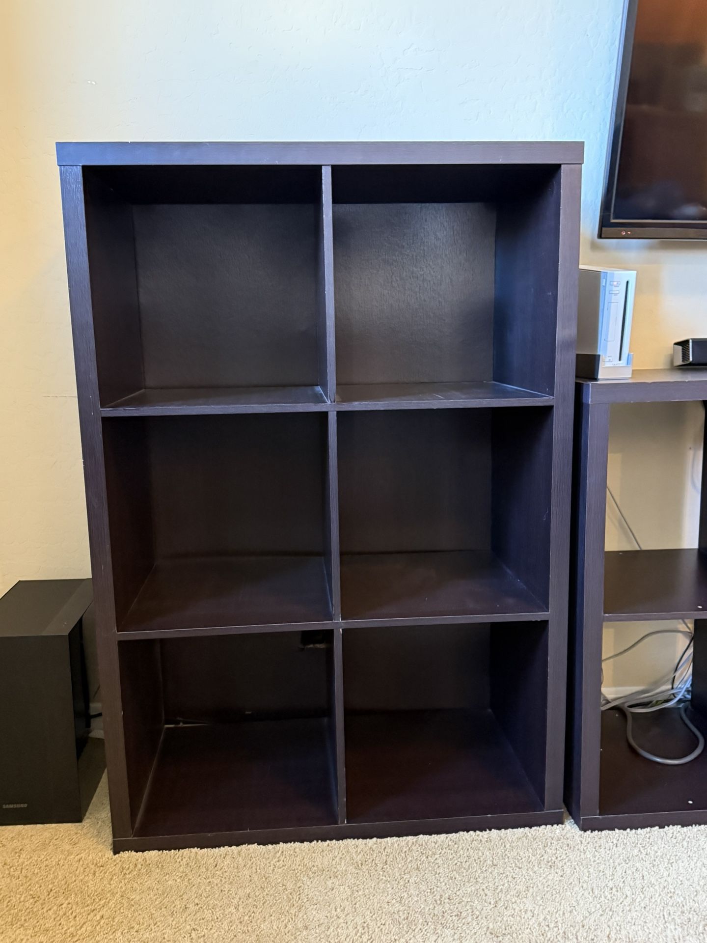 6 & 8 Cube Organizers - Bookshelves $20each