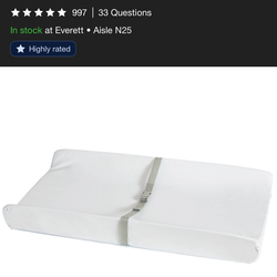 Munchkin secure grip changing pad