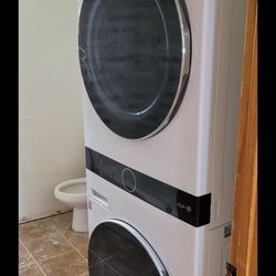 lg tower washer dryer electric 27 inches 