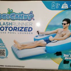 Splash Runner Motorized Deluxe Pool Lounger By Pool Candy! 
