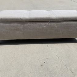 Long Ottoman/ Storage- OBO. Need to sell 