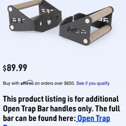 REP FITNESS: Handles For Open Trap Bar 