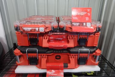 Milwaukee pack out stack tool boxes
