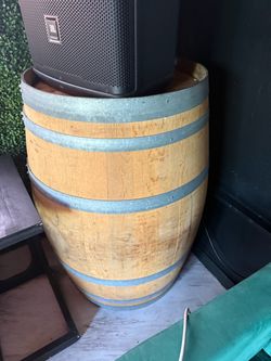 Rustic Oak Wine Barrel (2 AVAILABLE) ($50 each)