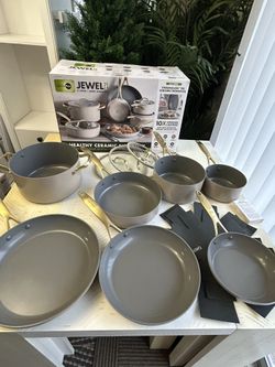 GreenPan Jewel 11 pieces Cookware Set.