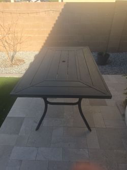 Patio table