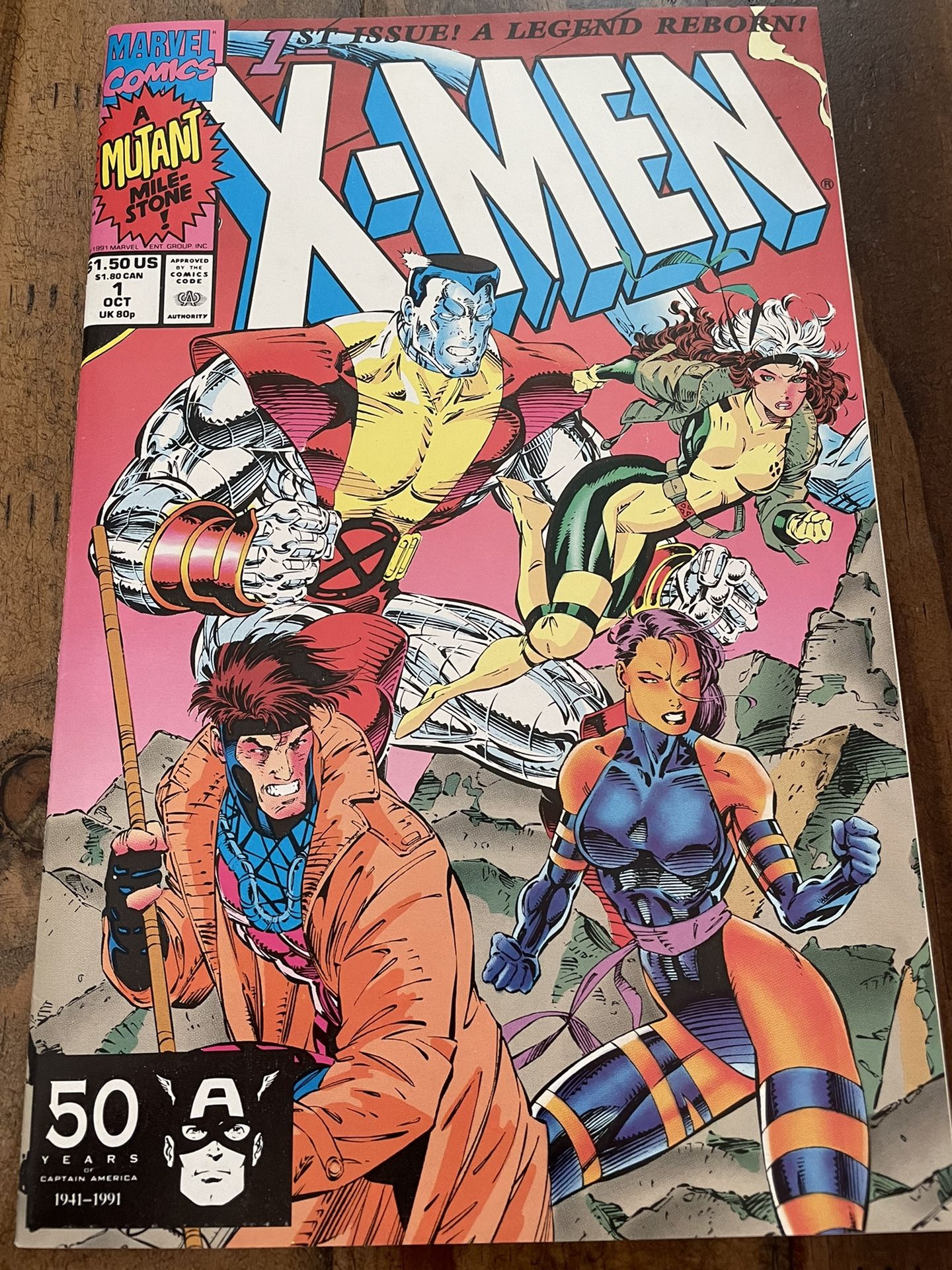 Marvel Comics X-Men Issue No: 1 Oct. 1991 Book Jim Lee