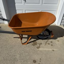 True temper Steel Wheelbarrow- Flat Proof Tire