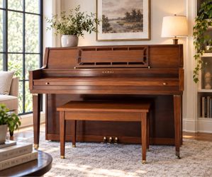 Vintage Kawai Upright Piano – Beautiful Walnut Finish