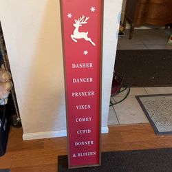 Wooden Christmas Sign