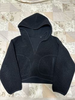 Uniqlo Black Fleece Half Zip Hoodie