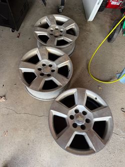 20” chevy Silverado rims