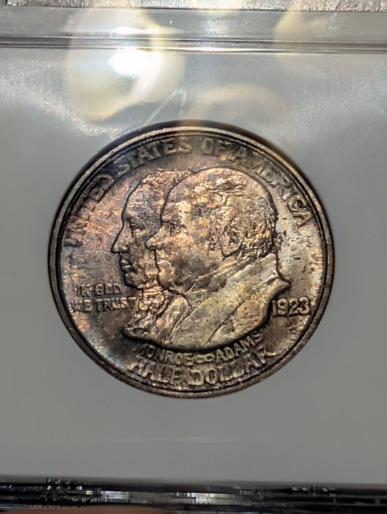 1923-S 50c PCGS MS 64 Monroe Commemorative Silver Half Dollar