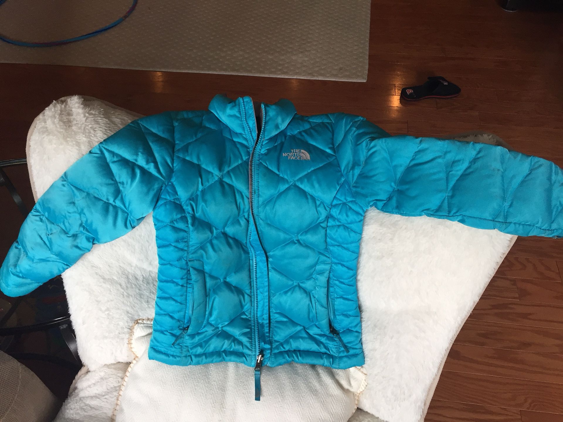 North face 7/8 girls puffer jacket