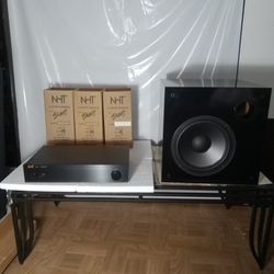 NHT Super Zero(3 Speakers), NHT  MA-1A amplifier, NHT SW2P subwoofer 