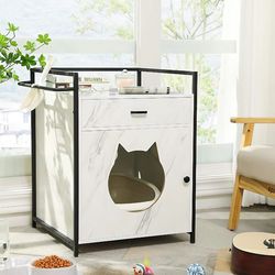 Cat Litter Box Enclosure Cat Litter Tray Furniture Cat Washroom
