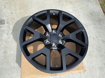New 22” 2014 GMC Sierra Wheel Satin black *1 Wheel*