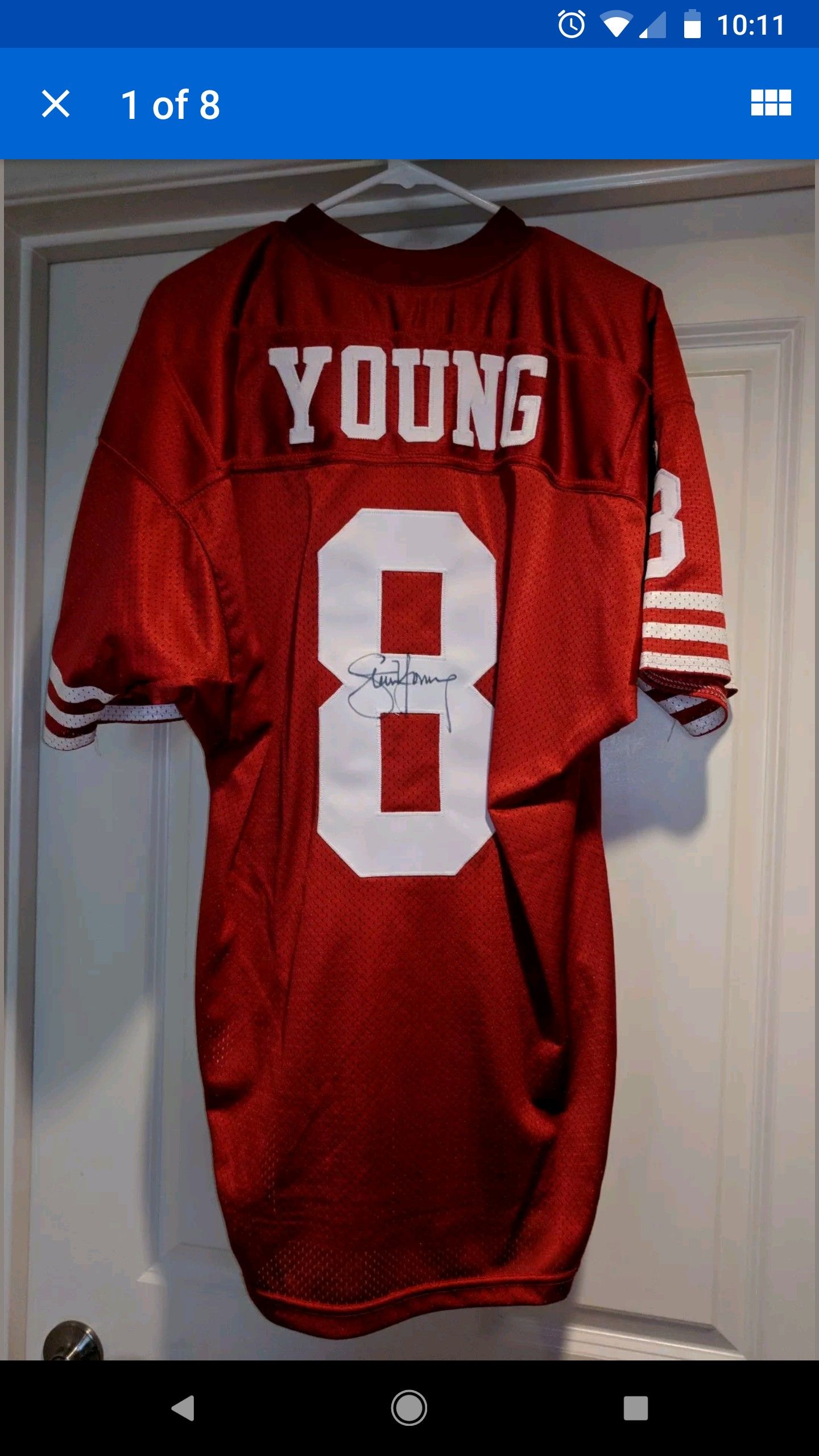 Steve Young 49ers Wilson Proline Authentic jersey for Sale in San Jose, CA  - OfferUp