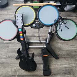 Drum Set and Guitar Bundle Xbox/ Playstation/PC