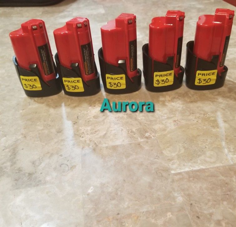 MILWAUKEE M12 BATTERY 2.0