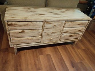Dresser could be used for TV stand or maybe a buffet