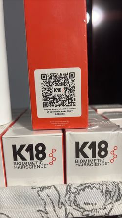 K-18 HairScience, 4 min. Repair treatment. color treated hair repair.
