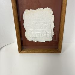 Vintage Paper sculpture By John  Saunders (with Signature) 