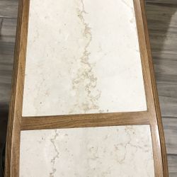Beautiful coffee table with inlay marble