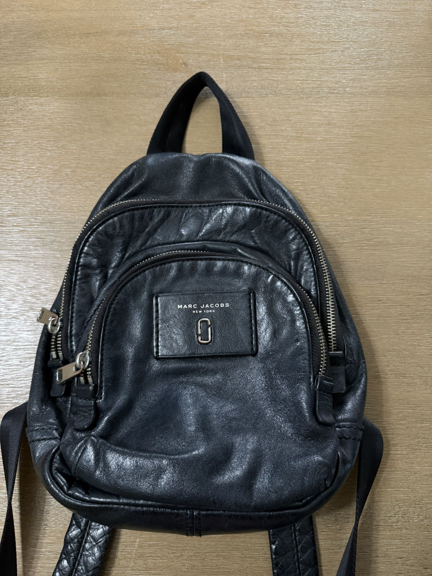 Marc Jacobs Black Backpack Purse
