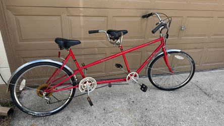 WTC Tandem 6 Speed Cruiser Bicycle All original Working Parts Bike