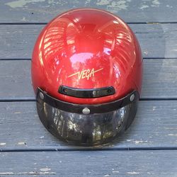Red Vega Helmet Model XT small 6-7"