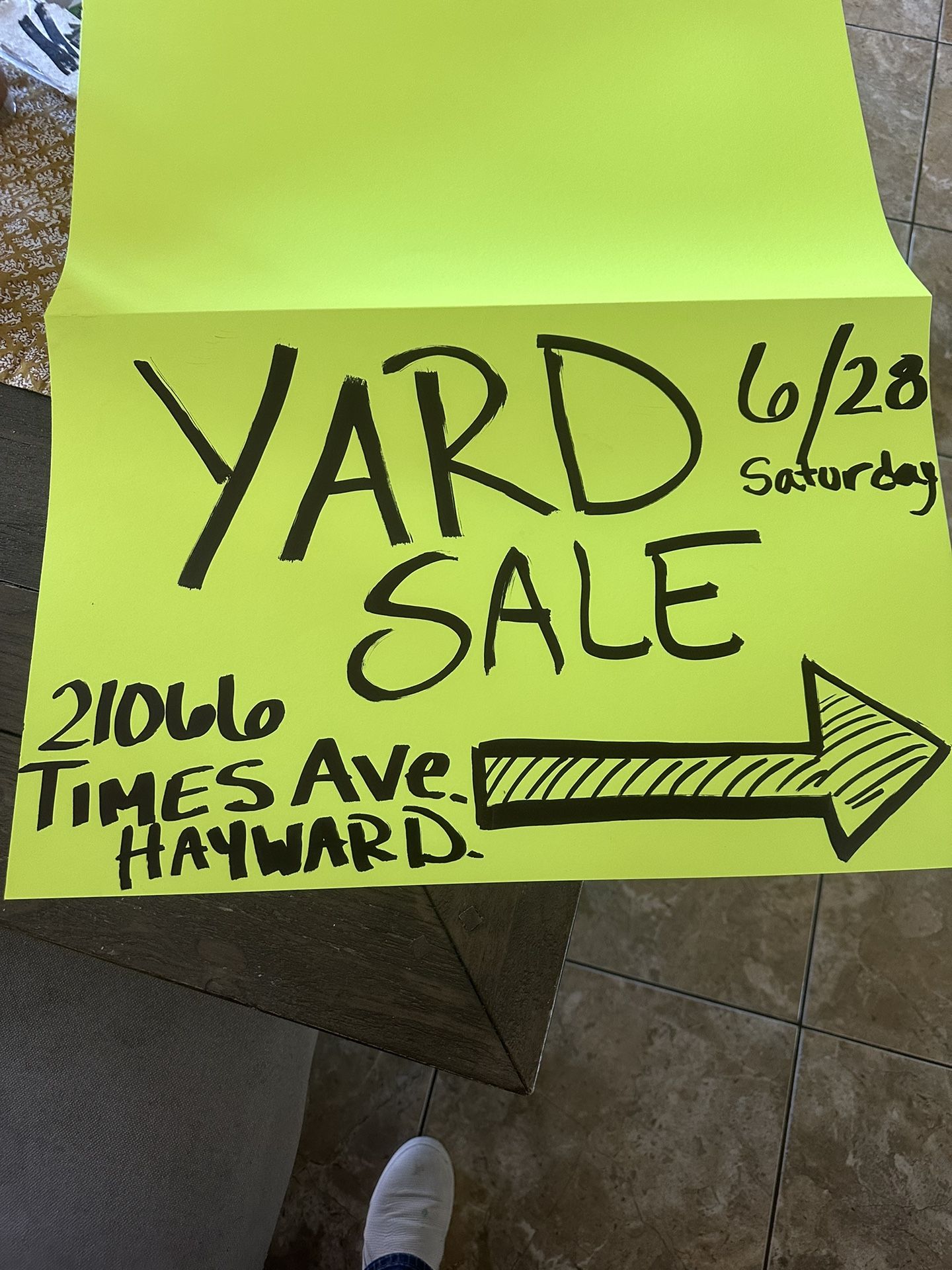 Yard Sale