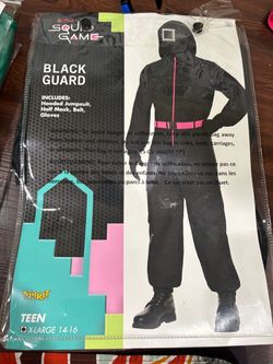 Squid Games Black Guard costume