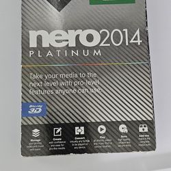 Nero 2014 Play,Burn,convert, Copy Cd/DVD Disc Software 