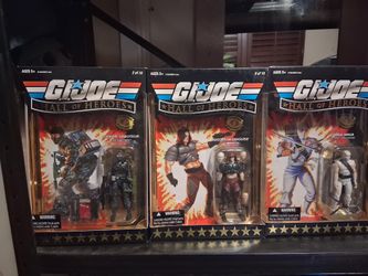 Various GI Joe Figures In Package