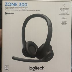 Logitech Zone 300 Wireless Bluetooth Headset with Noise-Canceling Mic