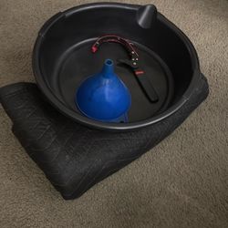 Oil Pan, Filter Wrench, Funnel (used)