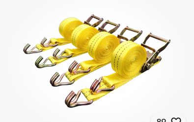 2 sets Ratchet tie-down strap kit