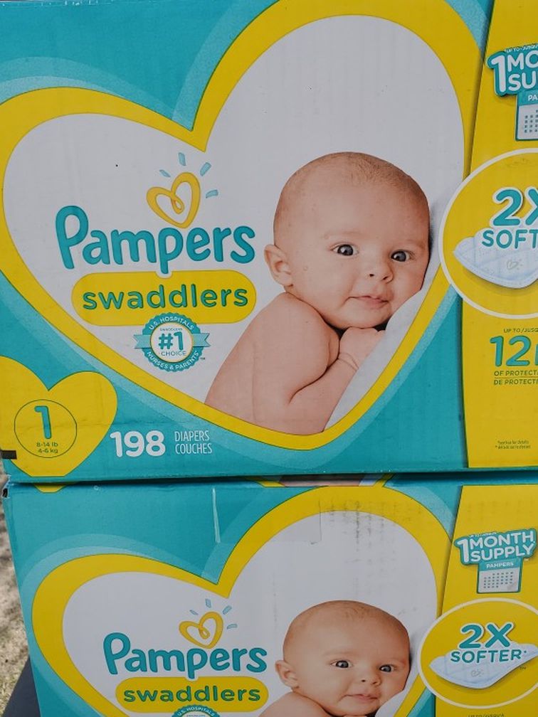 Pampers, Huggies, Up&up, Members Mark From Newborn To Size 1