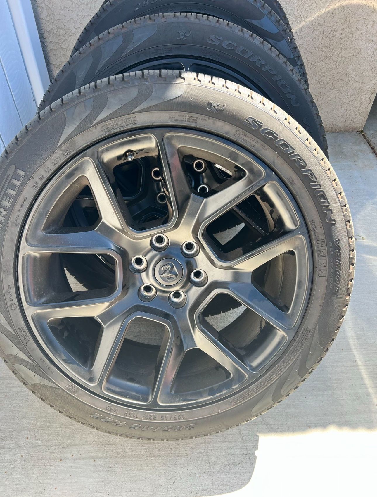 RAM 22 Inch OEM Wheels