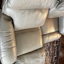 Pure leather sofa