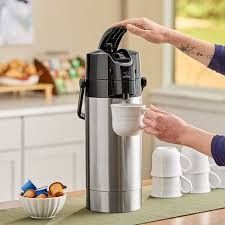 Zojirushi Stainless Steel Vacuum Air Pot Beverage Dispenser, 1-Gallon / 3.8-Liter