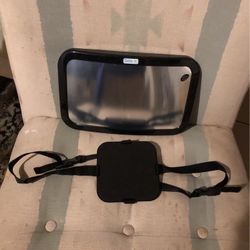 Baby Car Mirror, Satis:In Safety Car Seat Mirror for Rear Facing Infant with Wide Crystal Clear View,