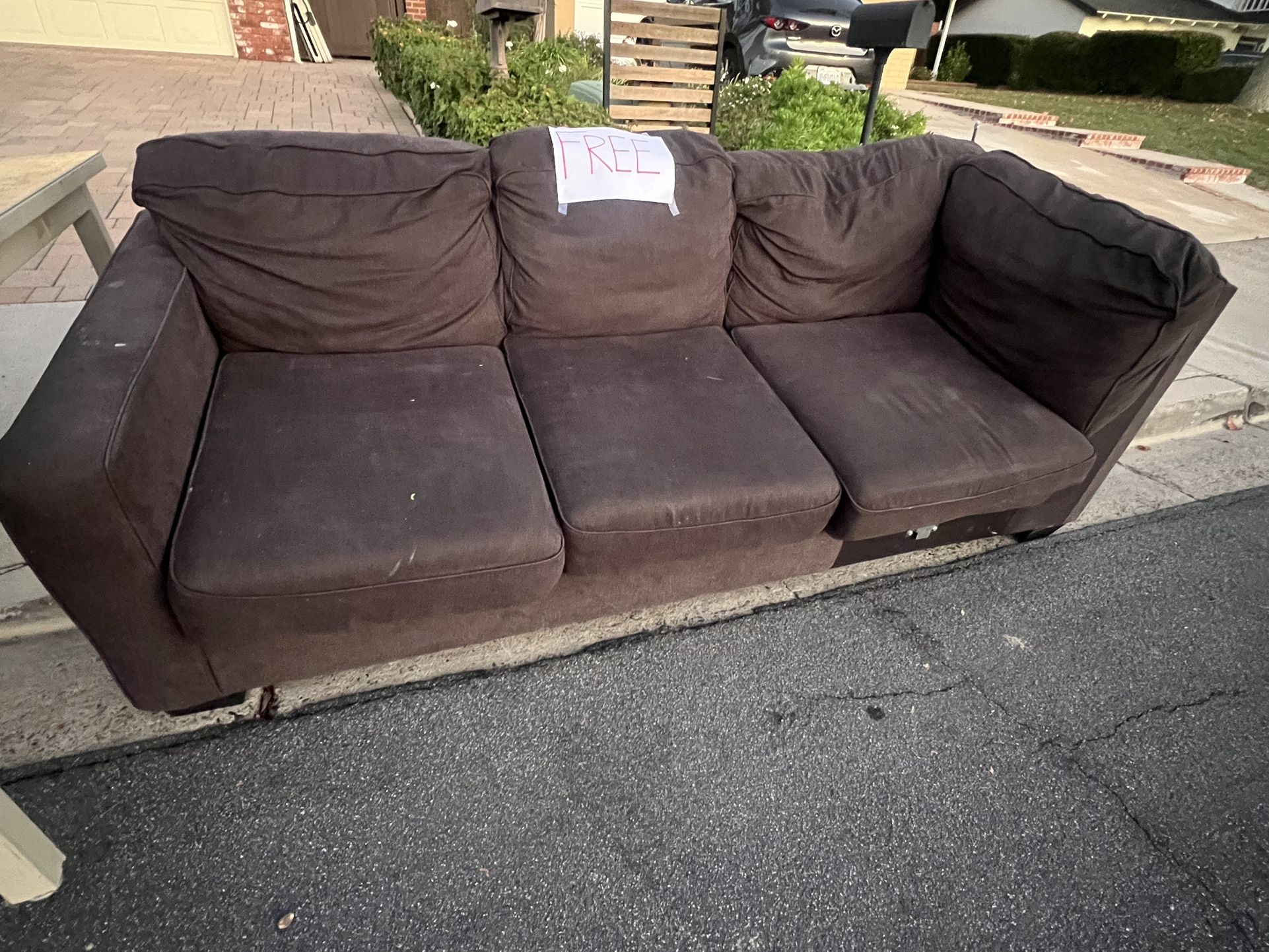 FREE Couch- Partial Sectional