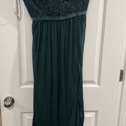 Green David’s Bridal Bridesmaid Dress 